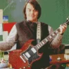 Jack Black With Guitar Diamond Painting