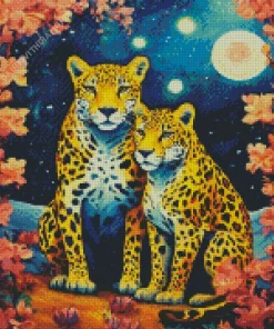 Jaguars Couple Diamond Painting