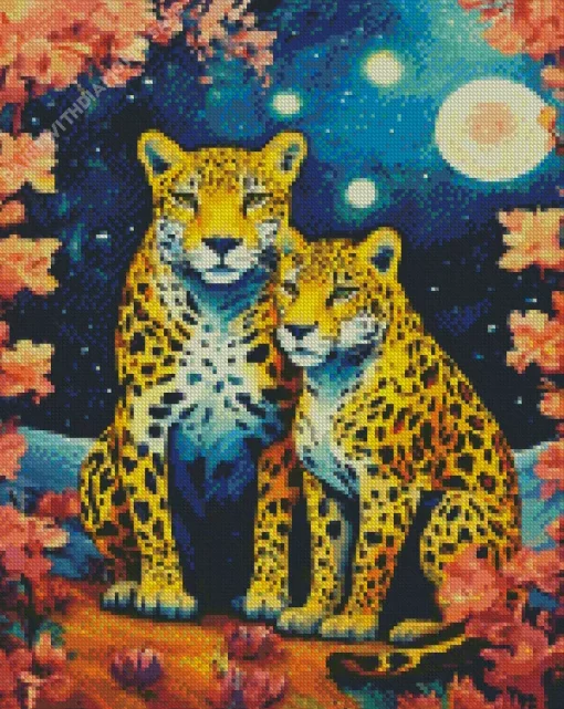 Jaguars Couple Diamond Painting