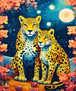 Jaguars Couple Diamond Painting