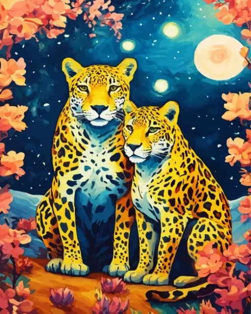 Jaguars Couple Diamond Painting