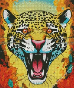 Jaguars Head Diamond Painting