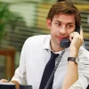 Jim Halpert On The Phone Diamond Painting