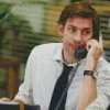 Jim Halpert On The Phone Diamond Painting