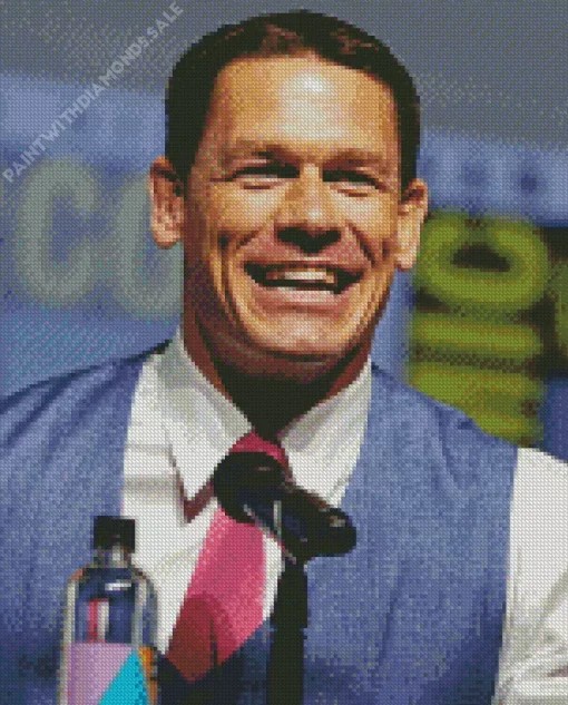 John Cena Smiling Diamond Painting