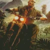 Jumanji Welcome To The Jungle Dwayne Johnson Diamond Painting