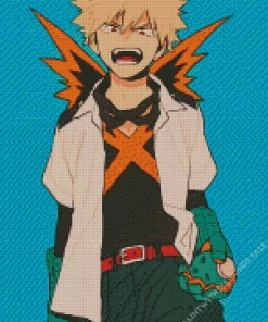 Katsuki Bakugou Diamond Painting