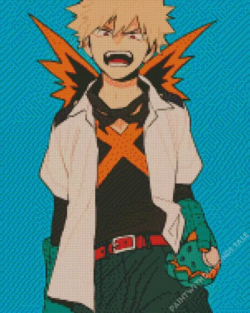 Katsuki Bakugou Diamond Painting