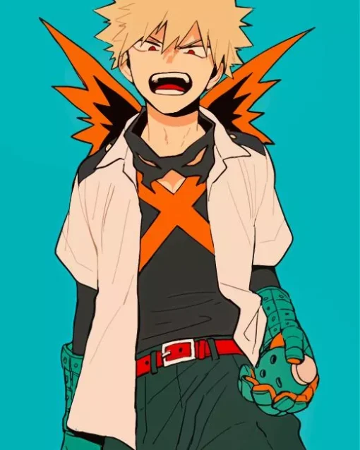 Katsuki Bakugou Diamond Painting