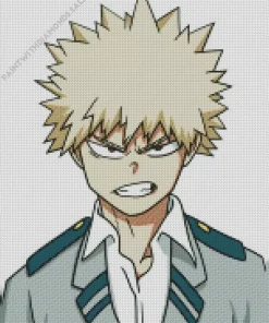 Katsuki Bakugou Character Diamond Painting