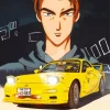 Keisuke Takahashi Initial D Poster Diamond Painting