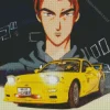 Keisuke Takahashi Initial D Poster Diamond Painting