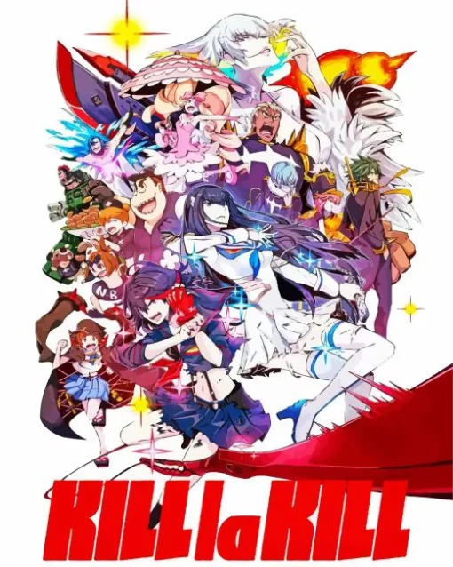 Kill La Kill Characters Poster Diamond Painting