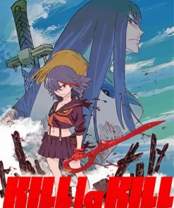 Kill La Kill Poster Diamond Painting