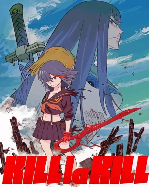 Kill La Kill Poster Diamond Painting