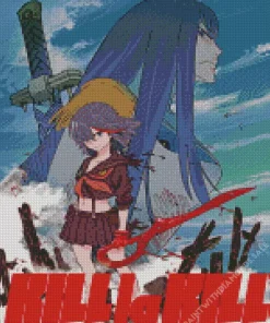 Kill La Kill Poster Diamond Painting