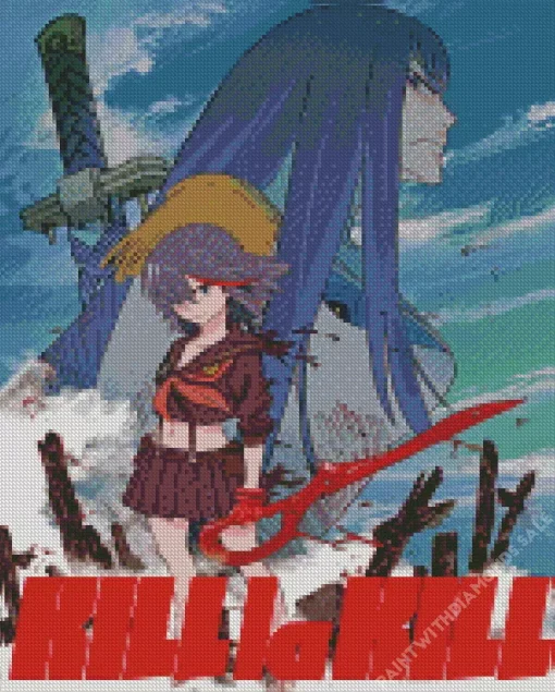 Kill La Kill Poster Diamond Painting