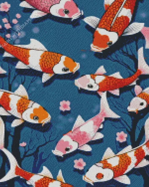 Koi Fish Diamond Painting