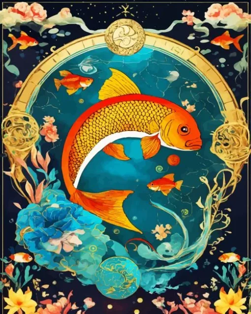 Koi Fish Art Diamond Painting