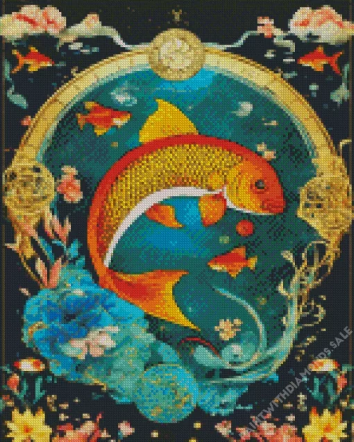 Koi Fish Art Diamond Painting