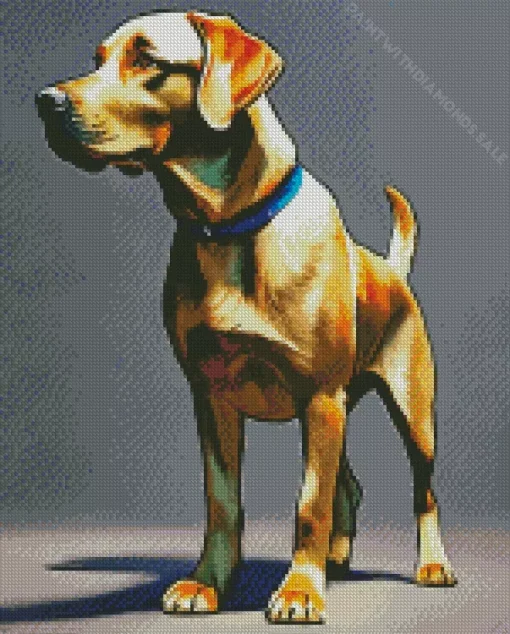 Labrador Retriever Dog Diamond Painting