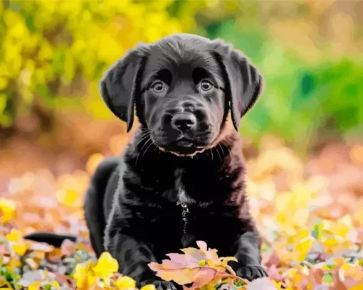 Labrador Retriever Puppy Diamond Painting