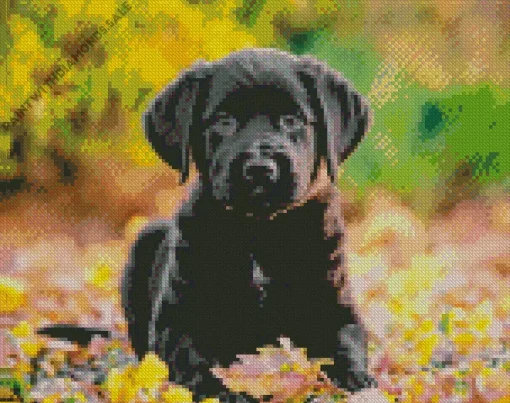 Labrador Retriever Puppy Diamond Painting