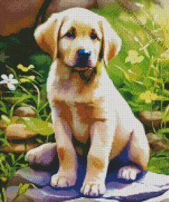 Labrador Puppy Diamond Painting