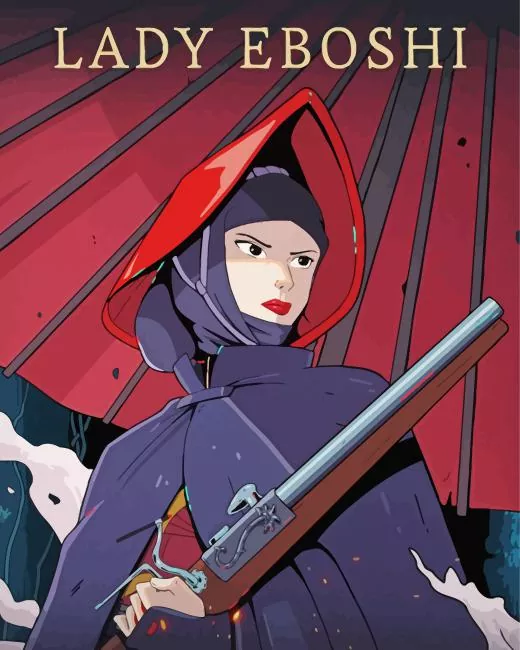 Lady Eboshi Diamond By Numbers Lady Eboshi Diamond Painting