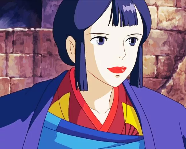 Lady Eboshi Princess Mononoke Diamond By Numbers Lady Eboshi Princess Mononoke Diamond Painting