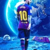 Lionel Messi Back Diamond Painting