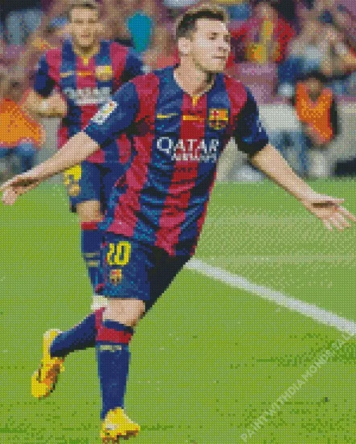 Lionel Messi Footballer Diamond Painting