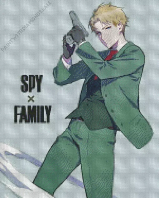 Loid Forger Spy × Family Poster Diamond Painting