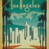 Los Angeles California Travel Poster Diamond Painting