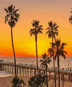 Los Angeles Beach Diamond Painting