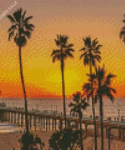 Los Angeles Beach Diamond Painting