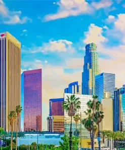 Los Angeles Buildings Diamond Painting