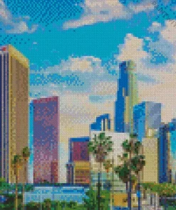 Los Angeles Buildings Diamond Painting