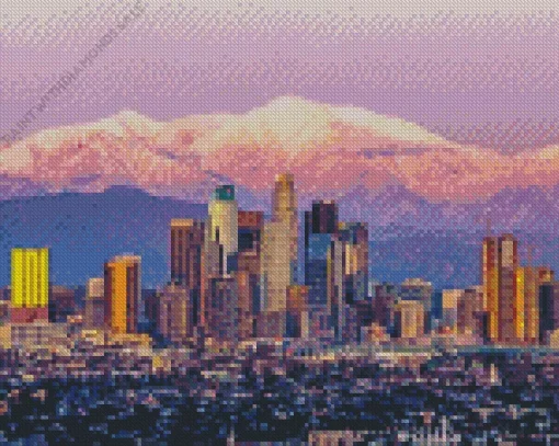 Los Angeles Cityscape Diamond Painting