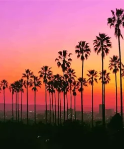 Los Angeles Silhouette Diamond Painting