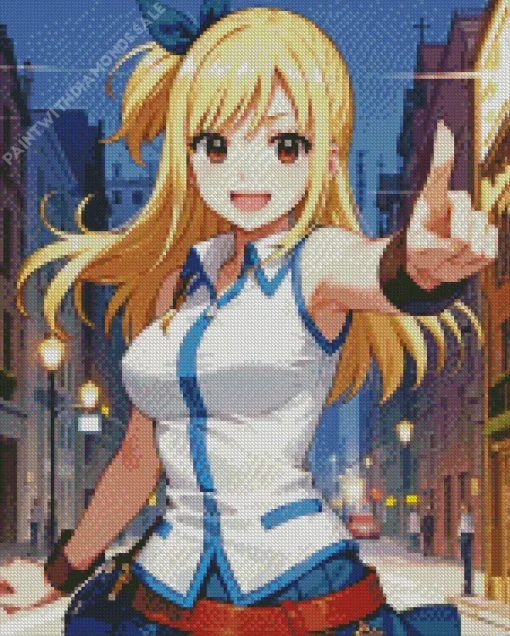 Lucy Heartfilia Anime Diamond Painting