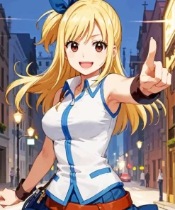 Lucy Heartfilia Anime Diamond Painting