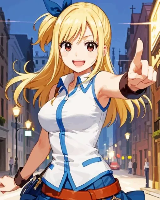 Lucy Heartfilia Anime Diamond Painting