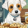 Maltese With Cookies Diamond Painting