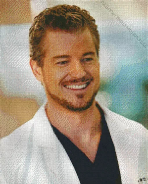 Mark Sloan Smiling Diamond Painting