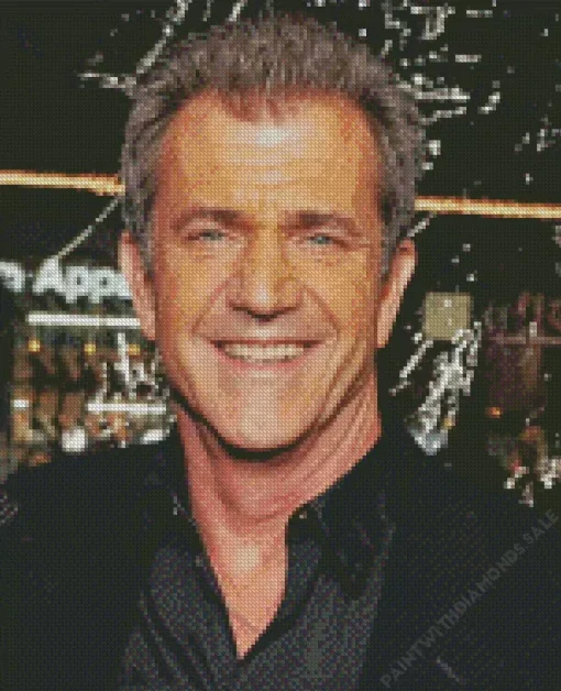 Mel Gibson Diamond Painting