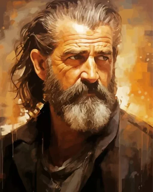 Mel Gibson Art Diamond Painting