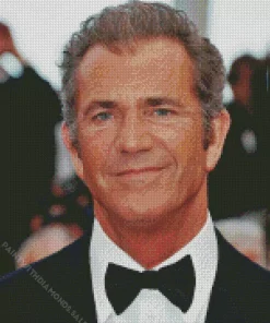 Mel Gibson In Suit Diamond Painting