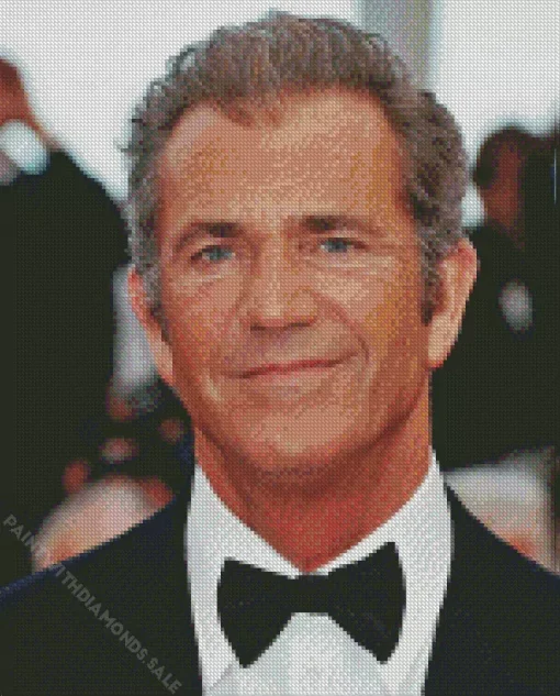 Mel Gibson In Suit Diamond Painting