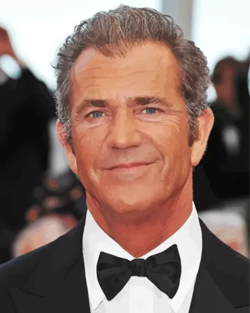 Mel Gibson In Suit Diamond Painting